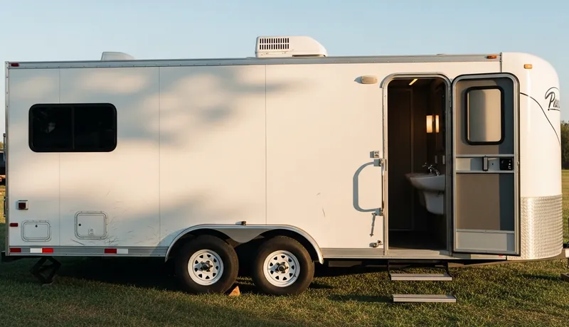 Luxury Restroom Trailer Rentals McKinney TX